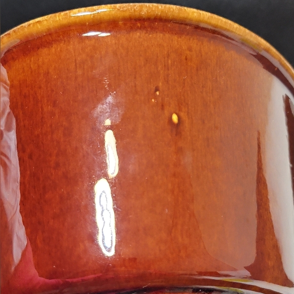 Vintage Pottery Hull USA Oven Proof Brown Drip 10" x 7" Oval Casserole Dish EUC - Picture 3 of 17